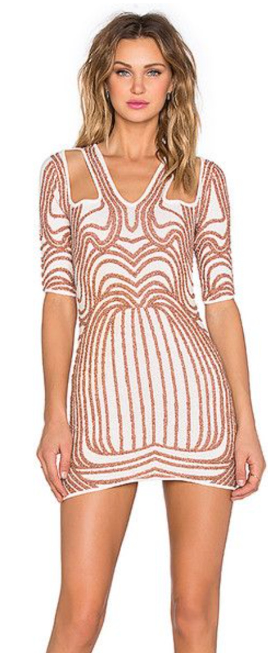 Alice McCall Metallic Monument Jacquard Dress szie 6 (100